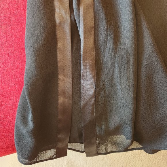 Ronni Nicole Black Sheathed Palazzo Pants - Women's Size XL NWT - Picture 3 of 6